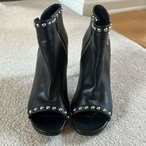 Saint Laurent peekaboo booties